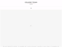 Tablet Screenshot of collegetowntempe.com